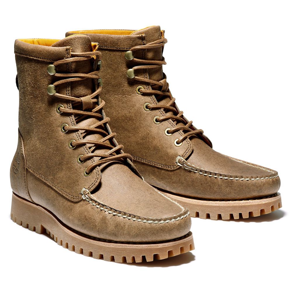 Botas de Nieve Timberland Argentina Hombre - Jackson\'s Landing Ek+ Moc-Toe - Marrones - DROUWB-728